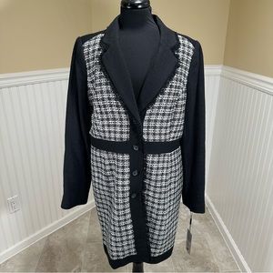 Karl Lagerfield, Black and White Jacket, Size 14